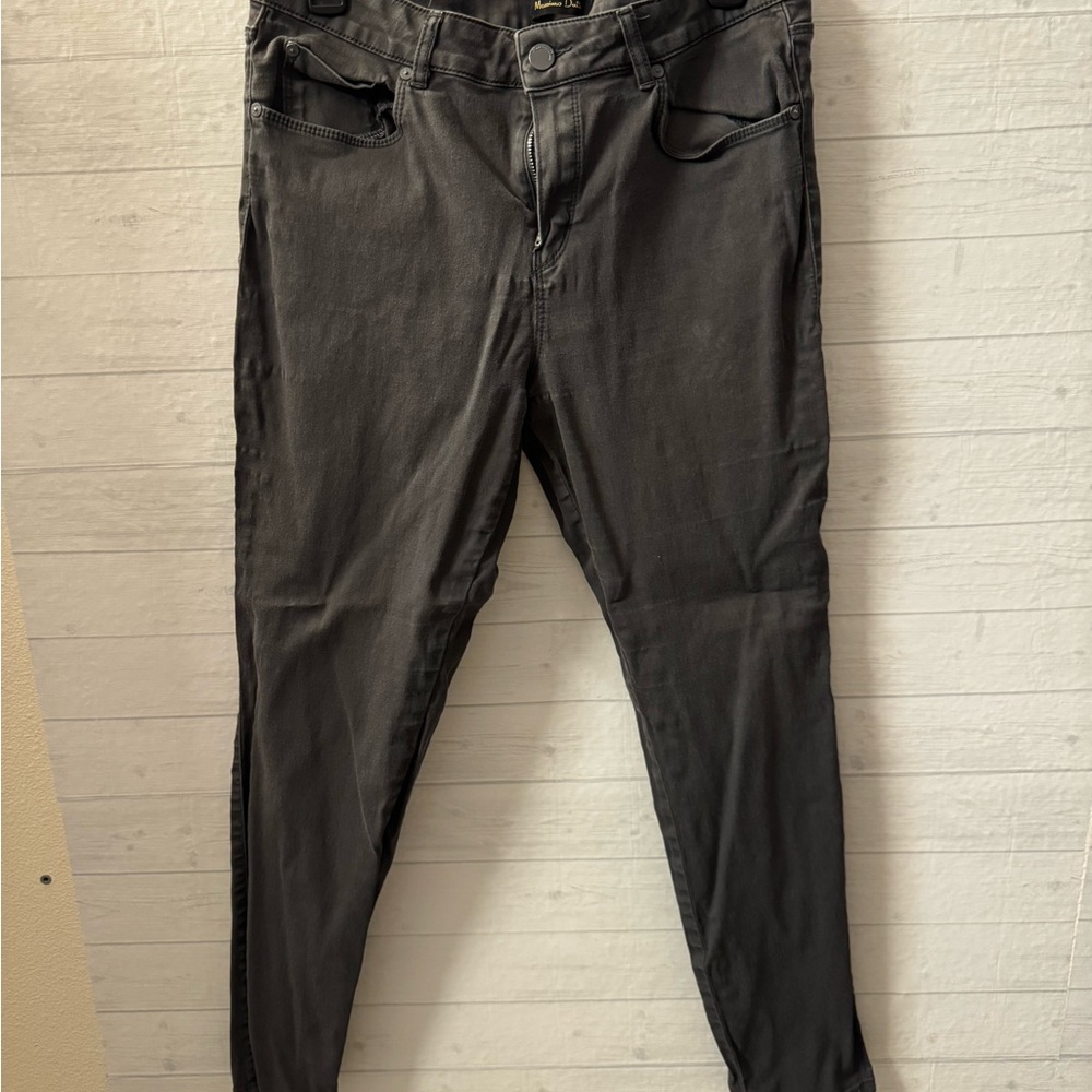 Massimo Dutti Charcoal Skinny Jeans